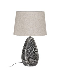 Lampada da tavolo Bianco Nero 38 x 38 x 60 cm da BigBuy Home, Lampade da tavolo e abat-jour - Ref: S8805406, Precio: 68,21 €,...