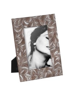 Cadre photo Crème Bois Verre 16,5 x 1,5 x 21,5 cm | Tienda24 Tienda24.eu