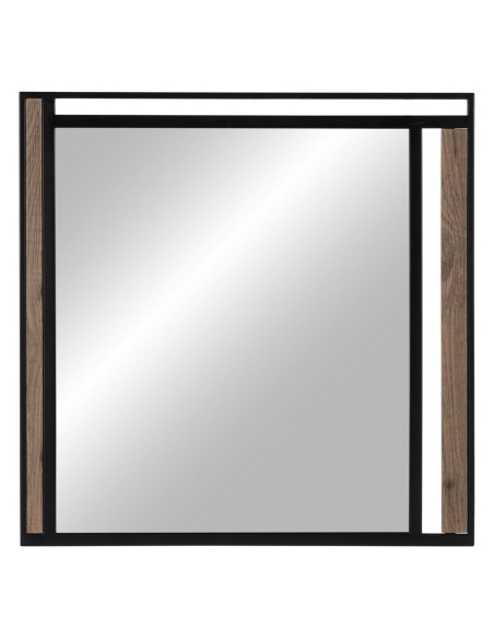 Specchio da parete NUDE Nero Beige 70 x 2 x 70 cm da BigBuy Home, Specchi da parete - Ref: S8805452, Precio: 120,66 €, Descue...