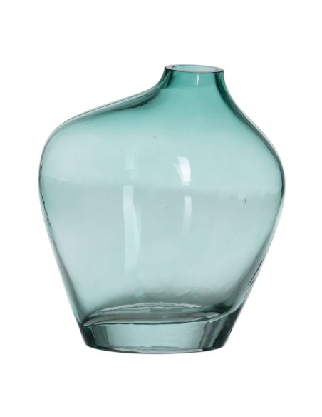 Vase Green Crystal 14,5 x 9,5 x 17 cm | Tienda24 Tienda24.eu