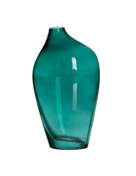 Vaso Verde Cristallo 12,5 x 8,5 x 24 cm da BigBuy Home, Vasi - Ref: S8805484, Precio: €19.34, Descuento: %