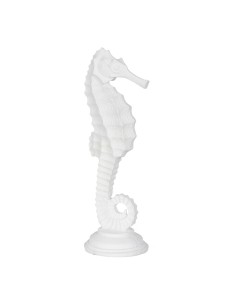 Statua Decorativa Bianco Cavaliere del Mare 11 x 9 x 31 cm da BigBuy Home, Soprammobili - Ref: S8805487, Precio: €20.61, Desc...