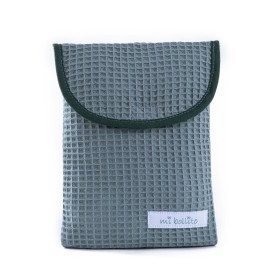 Windel- und Wischtuchhalter Mi bollito grün Klassich Elegant 1 x 25 x 18 cm von Mi bollito, Windeltaschen - Ref: D1626449, Pr...