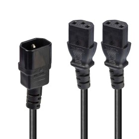 C7 Power Cord LINDY CEE7/16 2 m Black | Tienda24 - Global Online Shop Tienda24.eu