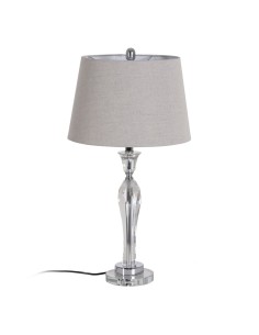 Desk lamp Golden Polyester Metal Crystal 60 W 220-240 V 39 x 39 x 89 cm | Tienda24 Tienda24.eu