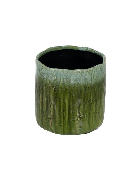 Vaso Verde Ceramica Ø 23 cm 23 x 23 x 23 cm da BigBuy Garden, Cachepot - Ref: S8805508, Precio: €28.86, Descuento: %