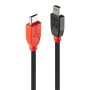 Câble Micro USB LINDY 31717 50 cm Rouge/Noir de LINDY, Câbles USB - Réf : S7714501, Prix : 6,91 €, Remise : %