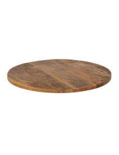 Table top Circular Beige Mango wood 70 x 70 x 3 cm by BigBuy Home, Tables - Ref: S8805555, Price: €84.83, Discount: %