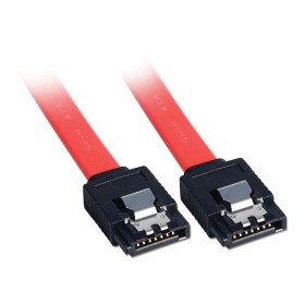 Cable SATA III Lanberg CA-SASA-13CU-0050-R 0,5 m Rojo | Tienda24 - Global Online Shop Tienda24.eu