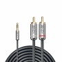 Câble Audio Jack (3,5 mm) vers 2 RCA LINDY 35333 de LINDY, Câbles - Réf : S7715219, Prix : 9,81 €, Remise : %