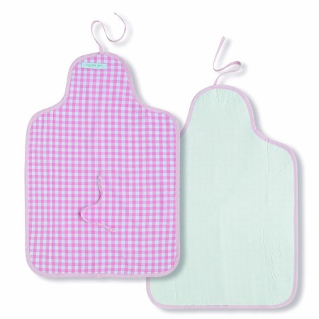 Portable baby changer Mi bollito Pink Elegant Gingham 1 x 67 x 47 cm by Mi bollito, Nappy changing bags - Ref: D1626460, Pric...