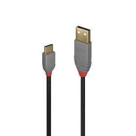 Kabel Micro USB LINDY 36663 3 m Schwarz Grau (1 Stück) | Tienda24 - Global Online Shop Tienda24.eu