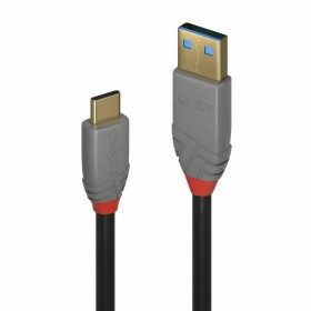 USB A to USB C Cable LINDY 36910 50 cm Black by LINDY, USB Cables - Ref: S7715535, Price: 19,57 €, Discount: %