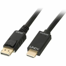 Adaptateur DisplayPort vers HDMI LINDY 36921 Noir de LINDY, Adaptateurs DP-HDMI - Réf : S7715542, Prix : 16,95 €, Remise : %