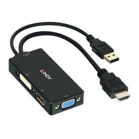 Adaptateur HDMI vers DisplayPort LINDY 38182 Noir de LINDY, Adaptateurs DP-HDMI - Réf : S7715732, Prix : 71,92 €, Remise : %