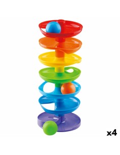 Espiral de Actividades PlayGo Rainbow 4 Unidades 15 x 37 x 15,5 cm de PlayGo, Juguetes para apilar y encajar - Ref: S8900030,...