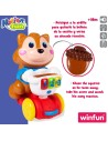 Jouet musical Winfun Écureuil 24,5 x 27,5 x 14 cm (4 Unités) | Tienda24 Tienda24.eu