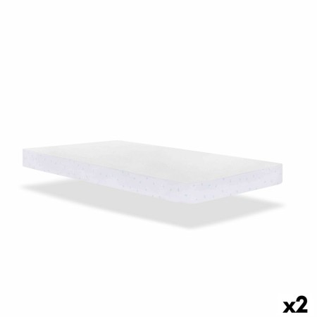 Cubrecolchón de cuna Mi bollito Blanco 1 x 70 x 140 cm Impermeable 2 Unidades de Mi bollito, Ropa de cama para cunas - Ref: D...