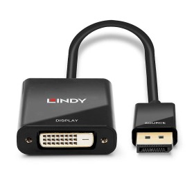 Adattatore DisplayPort a DVI LINDY 41734 Nero di LINDY, Cavi DisplayPort - Rif: S7716879, Prezzo: 21,88 €, Sconto: %