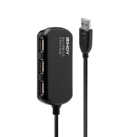 USB Hub LINDY 42781 Black by LINDY, Network hubs - Ref: S7716987, Price: 65,70 €, Discount: %