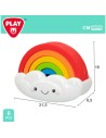 Gioco di Abilità per Bambini PlayGo Arcobaleno 6 Pezzi 21,5 x 16 x 8,5 cm (6 Unità) da PlayGo, Cubi, piramidi e anelli compon...