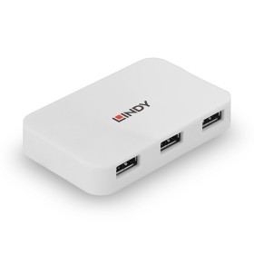 USB Hub LINDY 43143 White by LINDY, Network hubs - Ref: S7717072, Price: 17,38 €, Discount: %