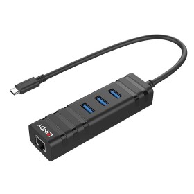 USB Hub LINDY 43249 Black by LINDY, Network hubs - Ref: S7717102, Price: 34,35 €, Discount: %