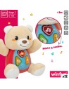 Peluche com Som Winfun Urso 16,5 x 18 x 11,5 cm (12 Unidades) | Tienda24 Tienda24.eu