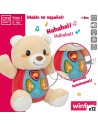 Peluche com Som Winfun Urso 16,5 x 18 x 11,5 cm (12 Unidades) | Tienda24 Tienda24.eu