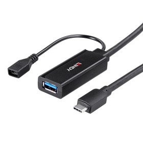 Hub USB LINDY 43344 Negro de LINDY, Hubs de red - Ref: S7717144, Precio: 27,66 €, Descuento: %