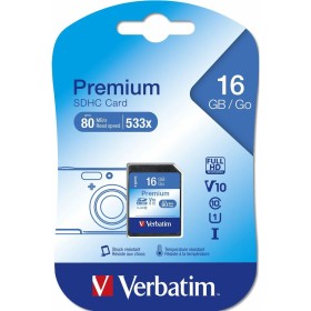 Cartão de Memória SD Verbatim PREMIUM SDHC C10/U1 16 GB de Verbatim, Cartões de memória - Ref: S7717271, Preço: 9,55 €, Desco...