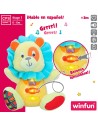 Soft toy with sounds Winfun Lion 15 x 15 x 9 cm (6 Units) | Tienda24 Tienda24.eu