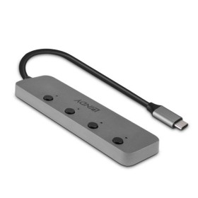 Hub USB-C LINDY 43383 Cinzento (1 Unidade) de LINDY, Hubs USB - Ref: S77175319, Preço: 32,19 €, Desconto: %