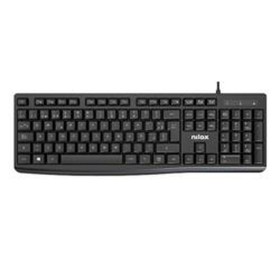 Clavier Nilox NXKBE000013 Noir Espagnol Qwerty de Nilox, Claviers - Réf : S77175438, Prix : 7,50 €, Remise : %