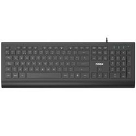 Clavier Nilox NXKBE000014 Noir Espagnol Qwerty de Nilox, Claviers - Réf : S77175439, Prix : 8,80 €, Remise : %