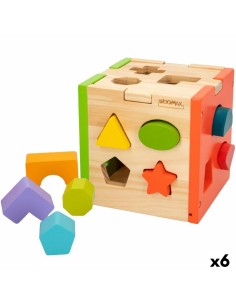 Bauspiel + Figuren Woomax tiere 16 Stücke 7 x 7 x 1,5 cm (6 Stück) | Tienda24 Tienda24.eu