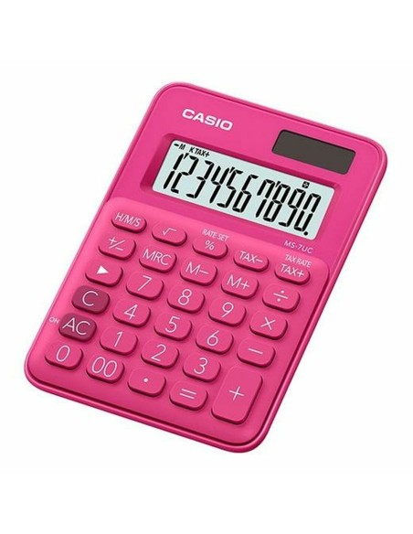 Calculadora Casio MS-7UC-RD Vermelho | Tienda24 Tienda24.eu