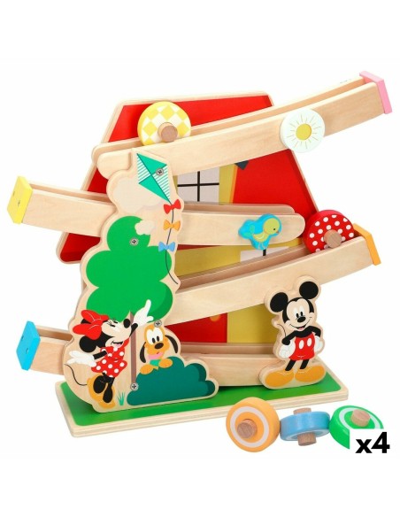 Piste en bois avec rampes d'accès pour voitures Disney 5 Pièces 4 Unités 33,5 x 28 x 9,5 cm | Tienda24 Tienda24.eu