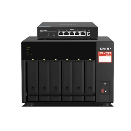 NAS-Netzwerk-Speicher Qnap TS-673A-SW5T von Qnap, Network-Attached-Storage - Ref: S77176572, Preis: 1,00 €, Rabatt: %