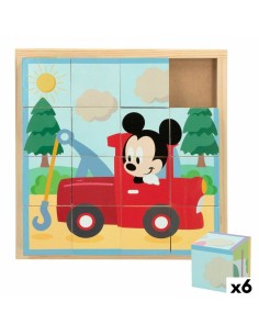 Puzzle Infantil de Madera Woomax Arcoíris 8 Piezas 4 Unidades | Tienda24 Tienda24.eu