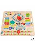 Jogo Educativo Disney Calendário 30 x 3,5 x 30 cm (6 Unidades) | Tienda24 Tienda24.eu