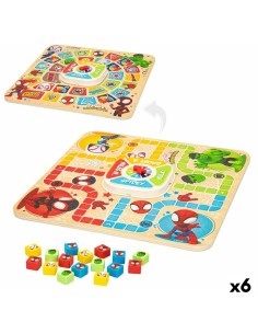 Tabellone per Parcheesi e Gioco dell'Oca Spidey 29,5 x 3,5 x 29,5 cm (18 Pezzi) (6 Unità) da Spidey, Giochi a gettoni - Ref: ...