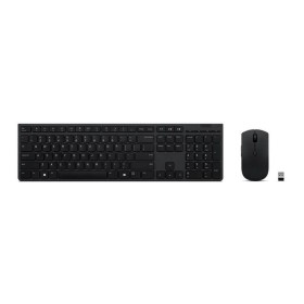 Keyboard and Wireless Mouse Lenovo SLIM COMBO II ES MC00011728 Black Spanish Qwerty by Lenovo, Keyboard & Mouse Sets - Ref: S...