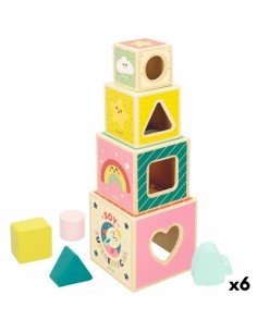 Brinquedo educativo Milan Animal Tower 15 Peças | Tienda24 Tienda24.eu