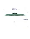 Sunshade Marbueno Green Polyester Steel Ø 300 cm | Tienda24 Tienda24.eu