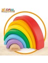 Skills game Woomax Rainbow 21 x 10 x 3,5 cm (12 Units) | Tienda24 Tienda24.eu