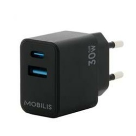 Cargador de Pared Mobilis 001362 Negro 30 W de Mobilis, Cargadores - Ref: S77178557, Precio: 24,30 €, Descuento: %