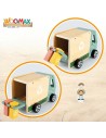 Garbage Truck Woomax Toy 8 Pieces 24 x 15 x 13,5 cm (4 Units) | Tienda24 Tienda24.eu