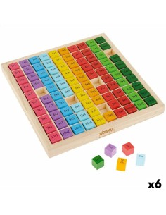 Gioco di abilità Woomax 101 Pezzi 19 x 2 x 19 cm (6 Unità) da Woomax, Cubi, piramidi e anelli componibili - Ref: S8900327, Pr...