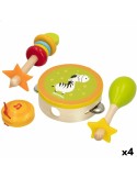 Set de instrumentos musicales de juguete Woomax Madera 14,5 x 4,5 x 14,5 cm (4 Unidades) | Tienda24 Tienda24.eu